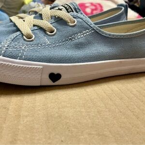 Converse Blue Canvas Sneakers